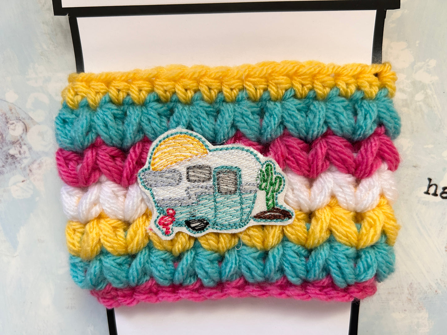 Sip & Smile Drink Sleeve - Camper Cactus