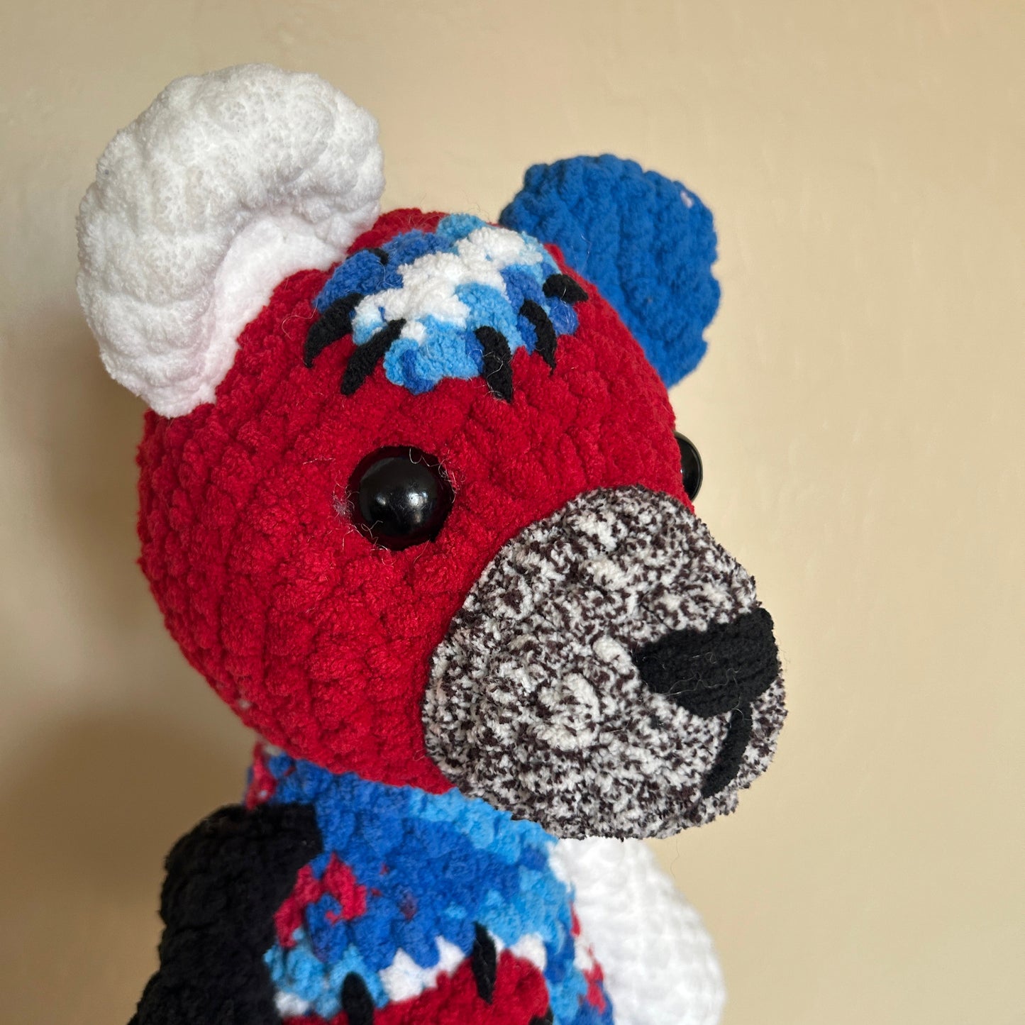 Scrappy Bear - Red White & Blue