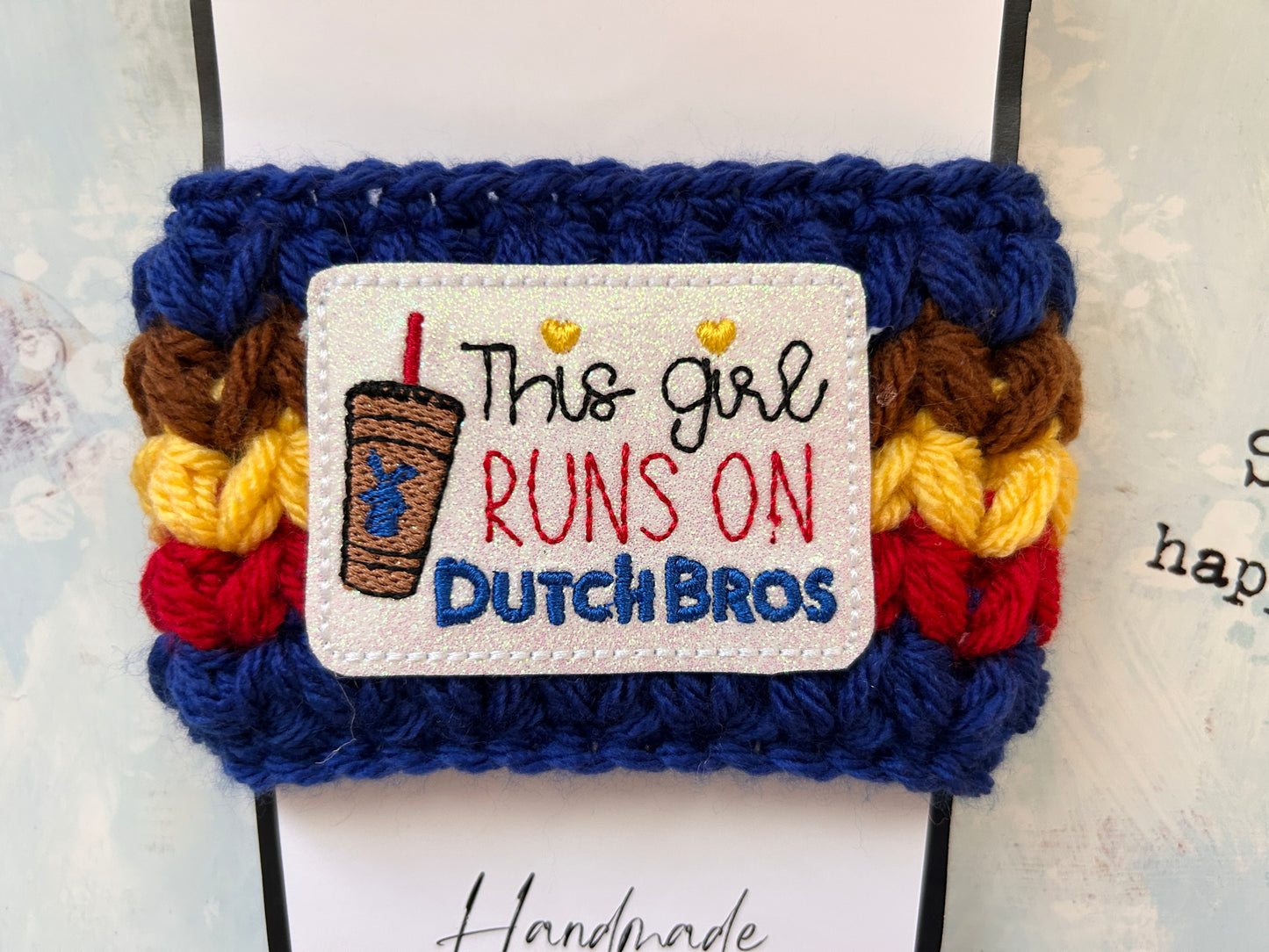 Sip & Smile Drink Sleeve - Run on Dutch
