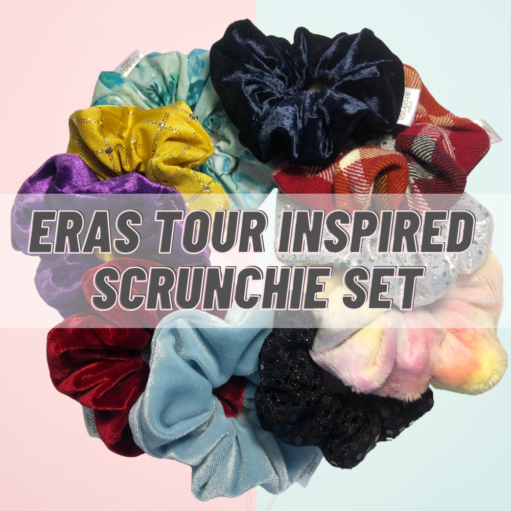 Eras Tour Inspired Scrunchie 10 Piece Set