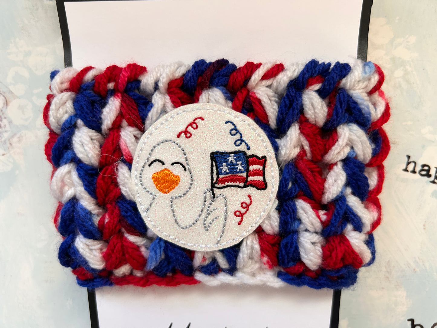 Sip & Smile Drink Sleeve - Patriotic Goose