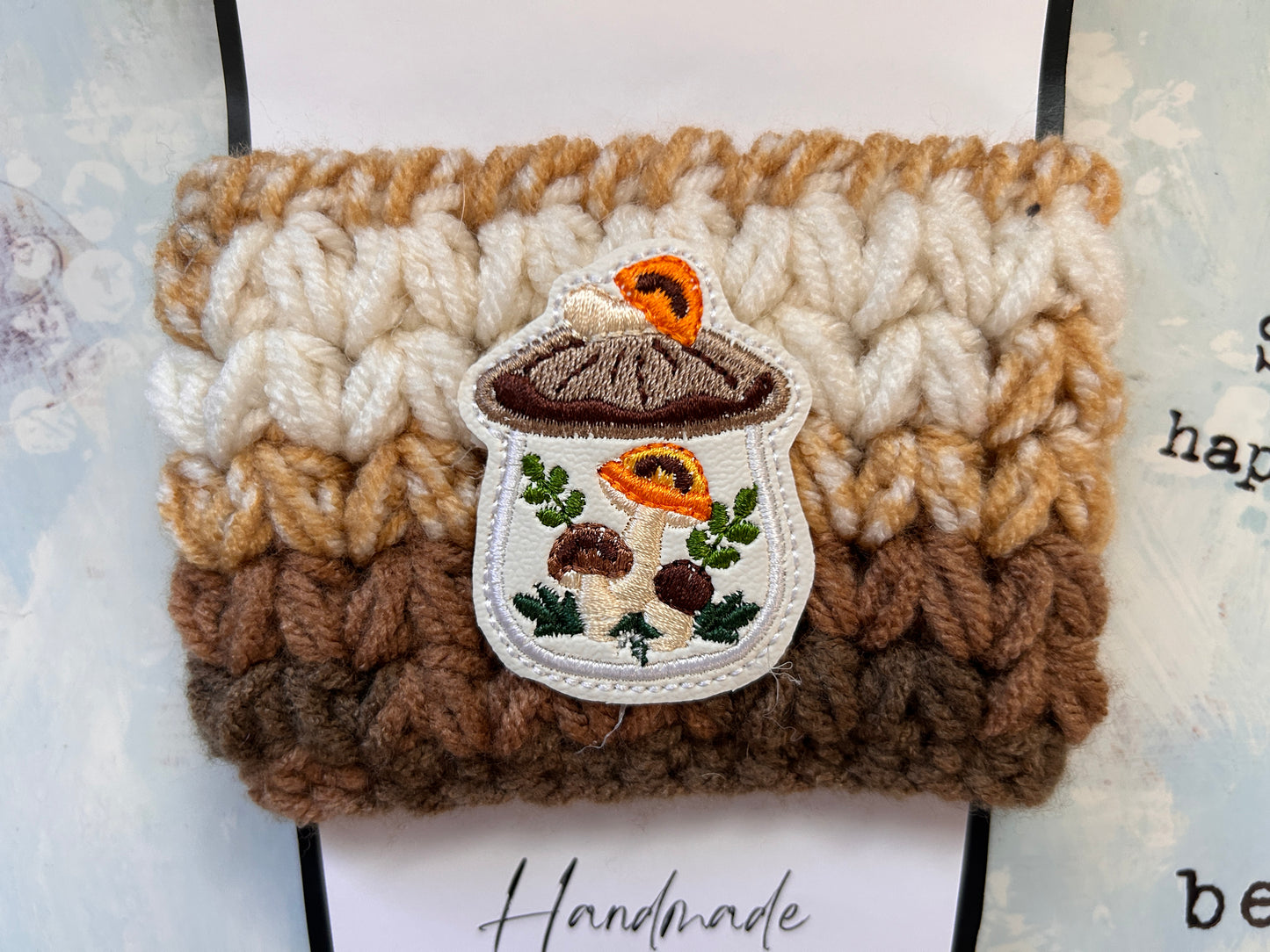 Sip & Smile Drink Sleeve - Mushroom Mania