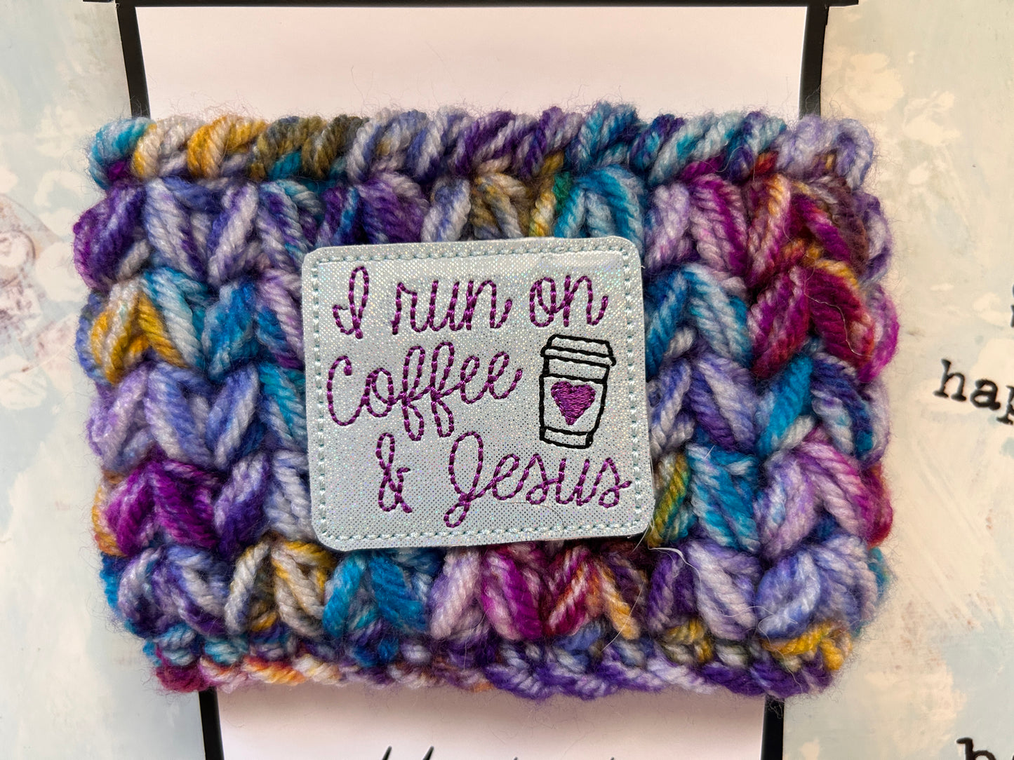 Sip & Smile Drink Sleeve - Coffee & Jesus