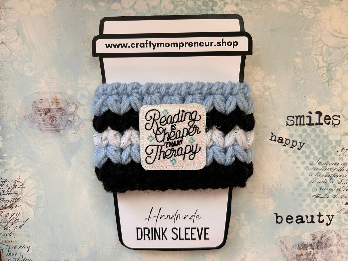 Sip & Smile Drink Sleeve - Reading Therapy