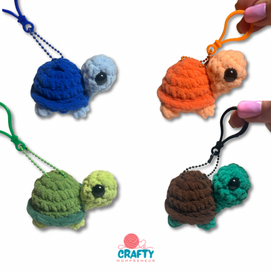 Mini Turtle Keychain/Bag Charms