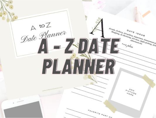 A to Z Date Planner